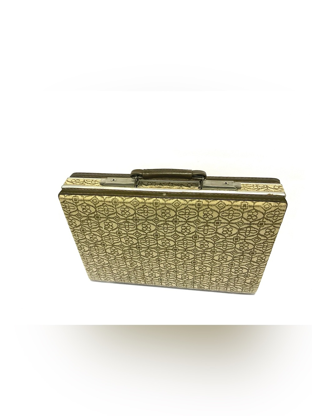 Vintage 1970’s Fabric Covered Briefcase - Picture 6 of 13